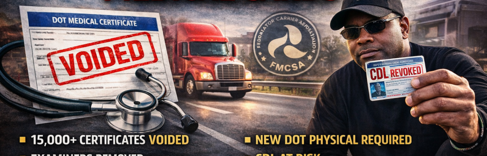 New FMCSA Crackdown Could Void Driver Medical Cards. New FMCSA Crackdown Could Void Driver Medical Cards.