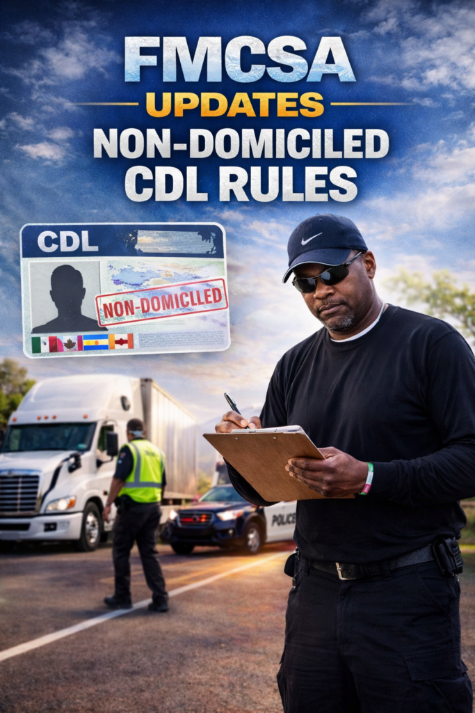 FMCSA Updates Non-Domiciled CDL Rules.