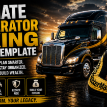 The Ultimate Owner-Operator Trucking Business Plan Template for 2026