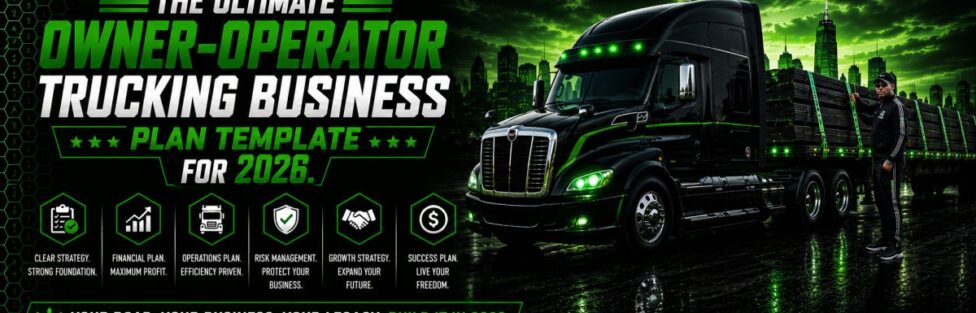 The Ultimate Owner-Operator Trucking Business Plan Template for 2026 The Ultimate Owner-Operator Trucking Business Plan Template for 2026