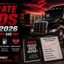 Freight Rate Trends for Truck Drivers 2026: The Straight Talk on Capacity and Pay
