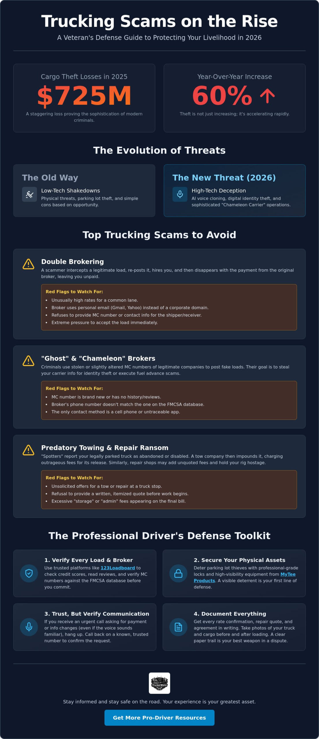 Trucking Scams to Avoid on the Road: The 2026 Veteran’s Defense Guide