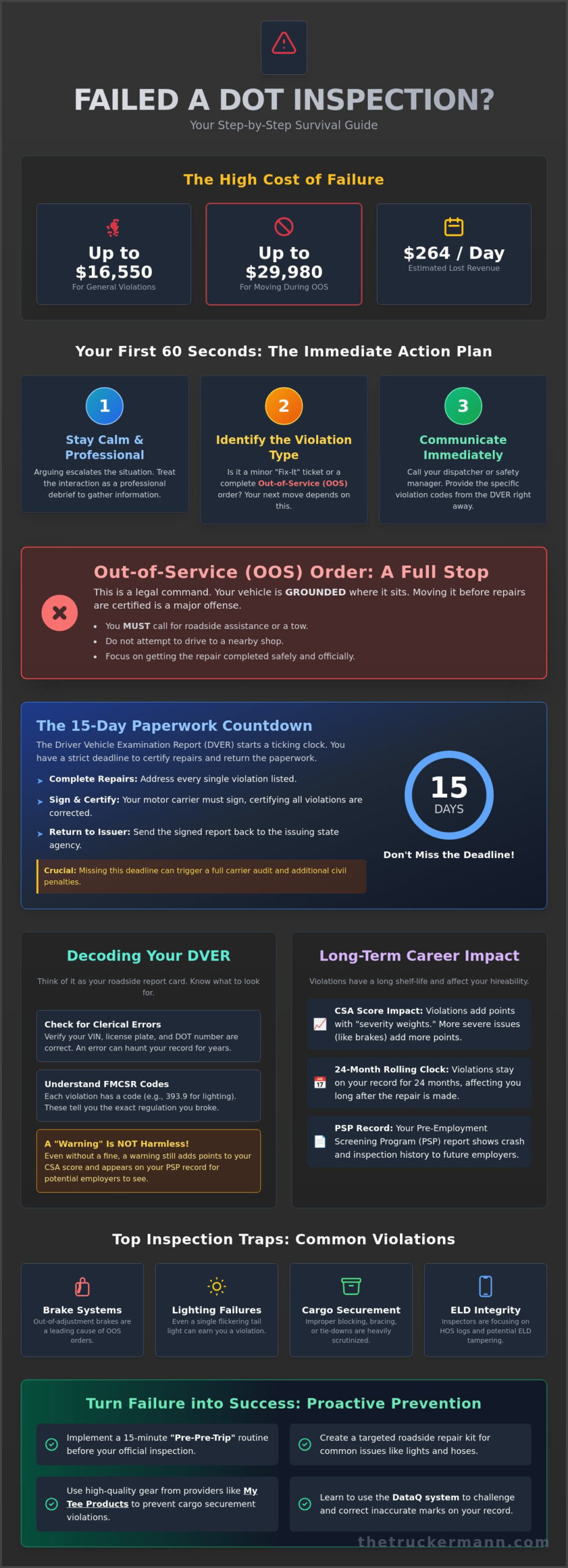 What to Do If You Fail a DOT Inspection: The 2026 Driver’s Survival Guide