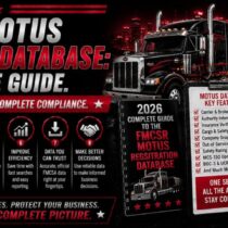 FMCSR MOTUS Registration Database: A Complete Guide
