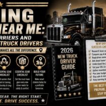 Trucking Companies Near Me: Finding the Best Carriers and Essential Gear for New Truck Drivers